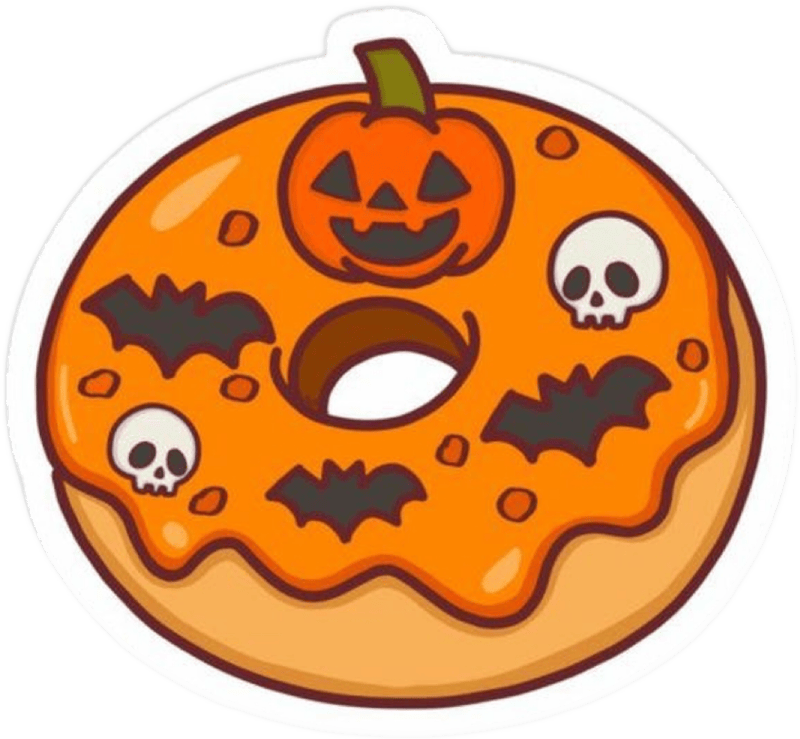 Không khí vui tươi pha chút kỳ quái trong sticker halloween