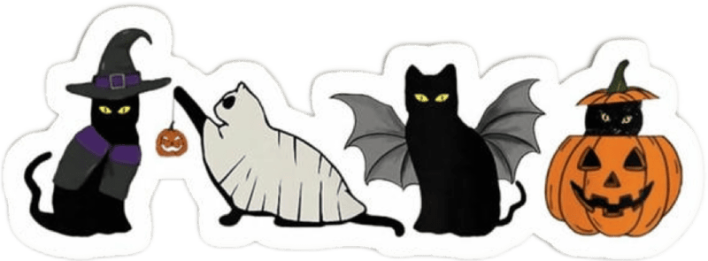 Nét lạ mắt tạo nên điểm nhấn sticker halloween