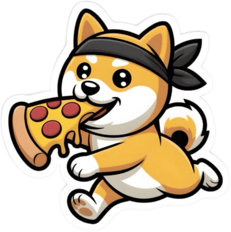Nhãn dán chó Shiba tạo cảm giác vui vẻ