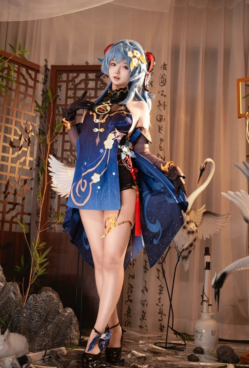 Phong cách anime nữ mang nét đặc trưng của Ganyu cuốn hút
