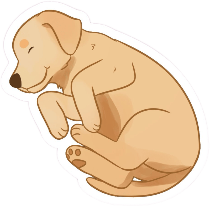 Sticker chó tạo cảm giác dễ chịu khi nhìn