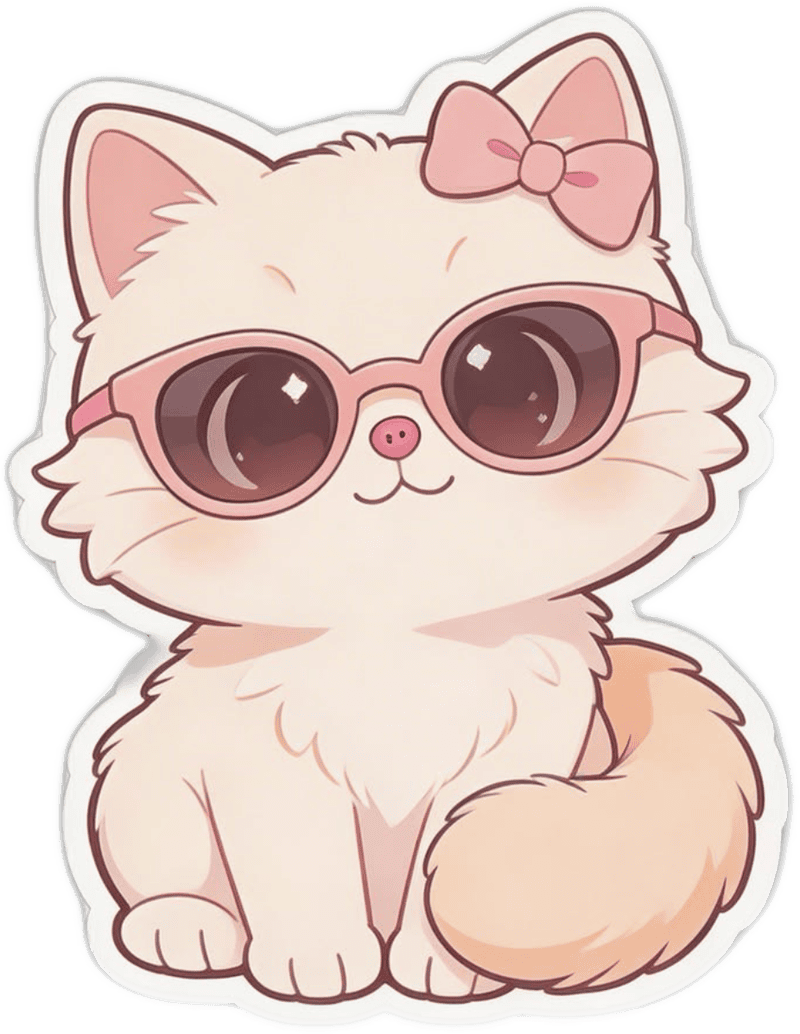 Sticker dễ thương biểu cảm ngộ nghĩnh phù hợp trang trí