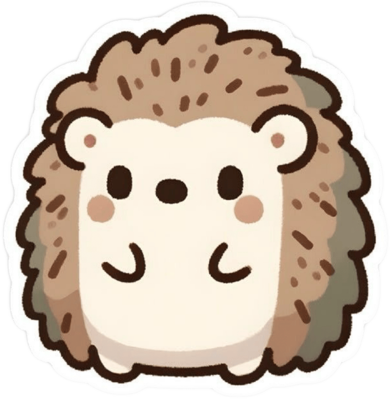 Sticker dễ thương hình thú nhỏ xinh đáng yêu cuốn hút