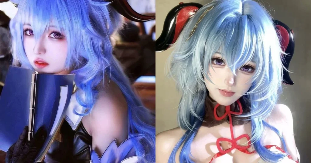 ảnh cosplay ganyu thumbnail